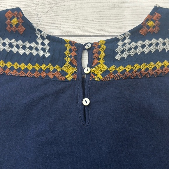 Hannah Navy Blue Sleeveless Knit Top - Picture 5 of 5